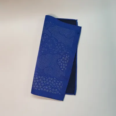Silk Pocket Square / Lapis Navy
