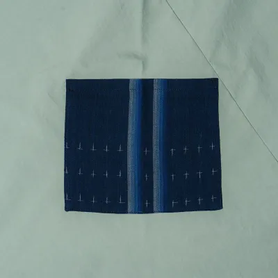 kico Azuma Bag [45cm] Ro, Jujiigeta, Stripe Pattern