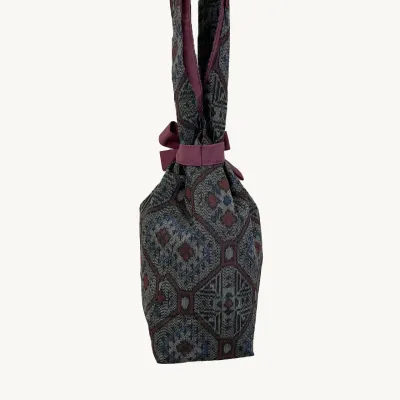 kico Crossbody Porch, All-Over Pattern, Tsumugi, Geometric Pattern