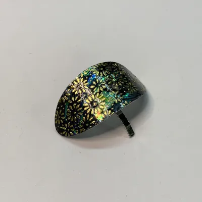Kinsai Raden Hair Clip / New Zealand Abalone
