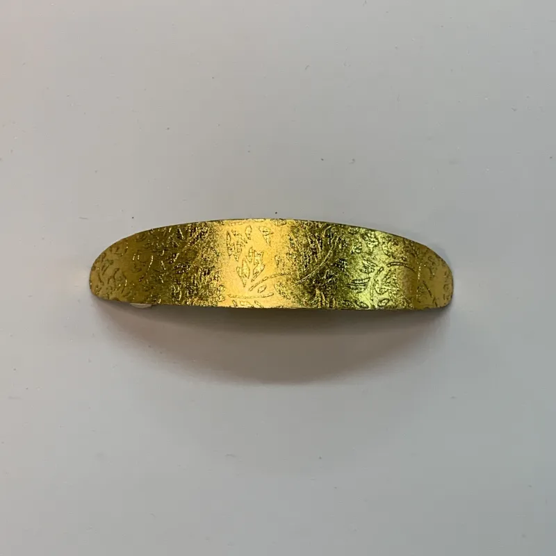 金彩バレッタ/金箔仕様