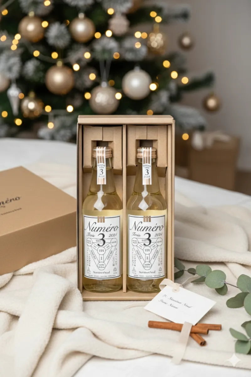 Shine Muscat White Wine Numéro Trois, 2-Bottle Gift Set (Box Included)
