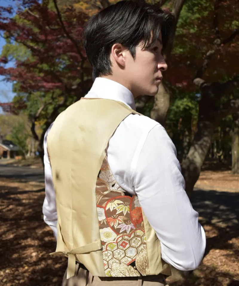 Kimono obi Order Vest／Mens