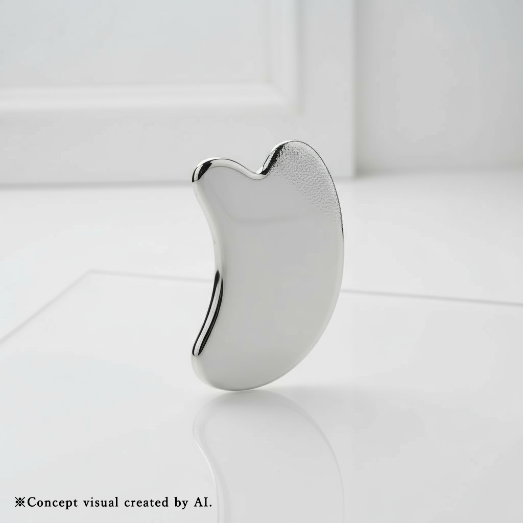 SOKI (双肌) - Pure Silver Gua Sha