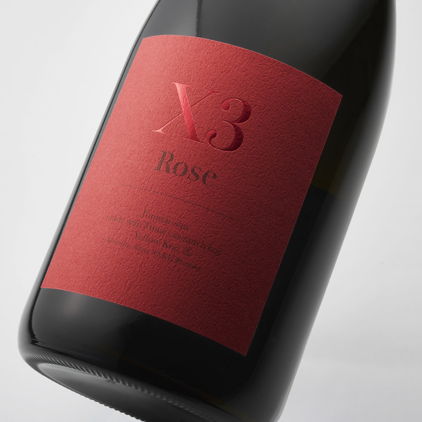 【化粧箱付】純米原酒 X3 Rose Blanc 紅白セット