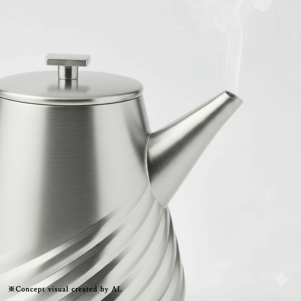 Shinra (森羅) - Pure Silver Tea Kettle