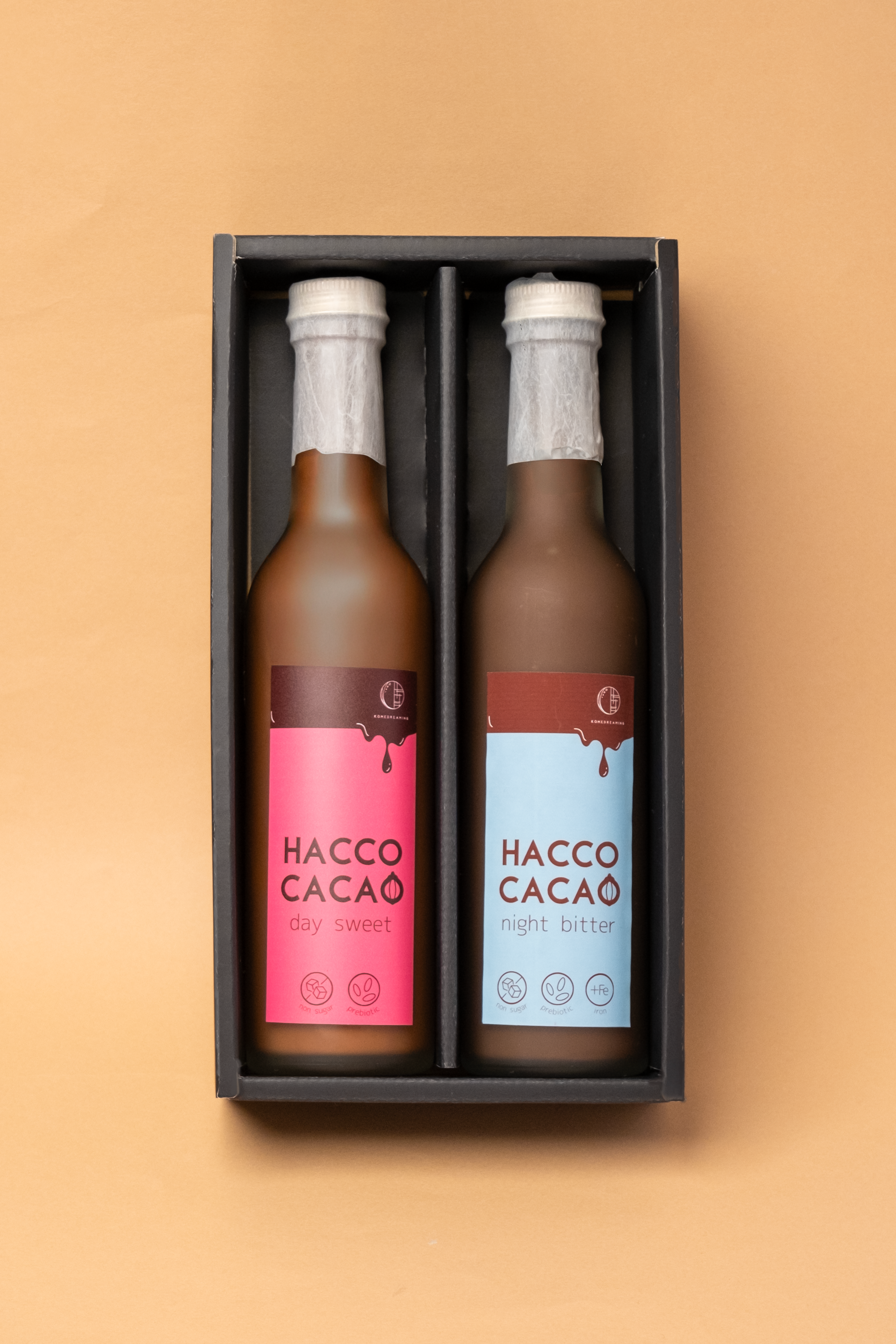 【箱入り】HACCO CACAO day sweet ＆ night bitter 2種セット