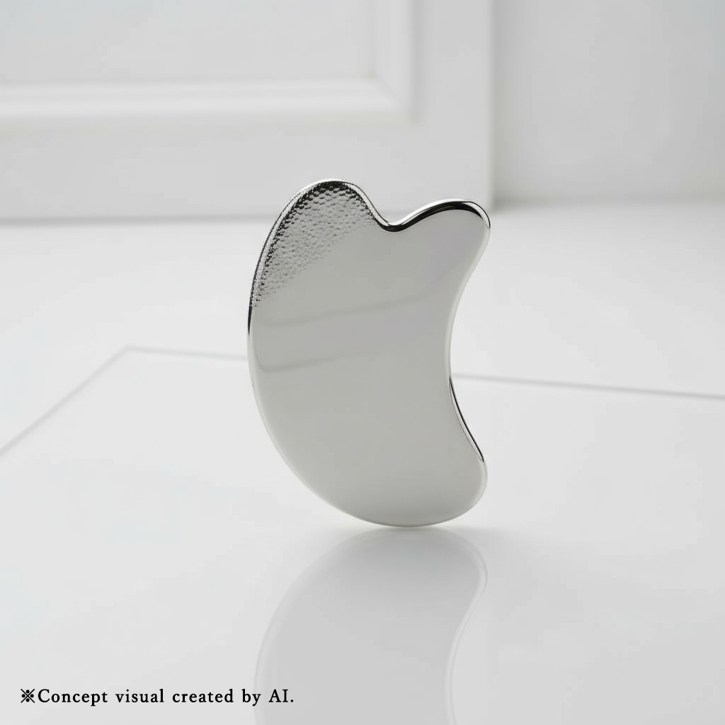 SOKI (双肌) - Pure Silver Gua Sha
