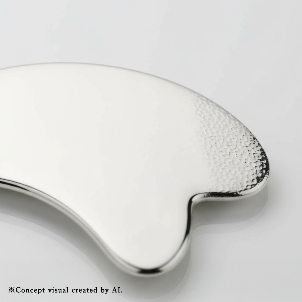 SOKI (双肌) - Pure Silver Gua Sha