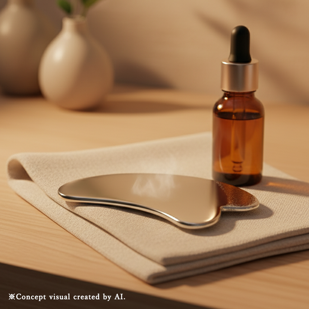 SOKI (双肌) - Pure Silver Gua Sha